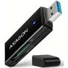 Считыватель флеш-карт AXAGON USB-A 3.2 to SD/microSD 5Gbps black (CRE-S2N)