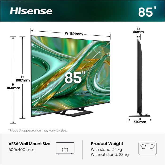 Телевизор Hisense 85E8S изображение 8