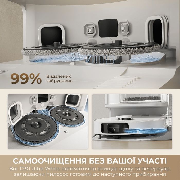 Пылесос Dreame D30 Ultra White (RTD31TE) изображение 10