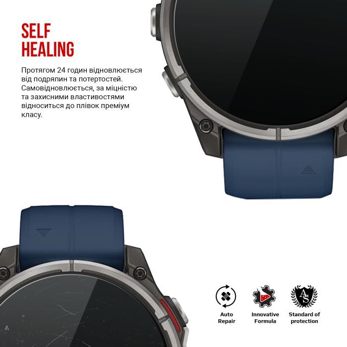Пленка защитная Armorstandart hydrogel Garmin quatix 8 47mm 6 pcs (ARM91676) изображение 3