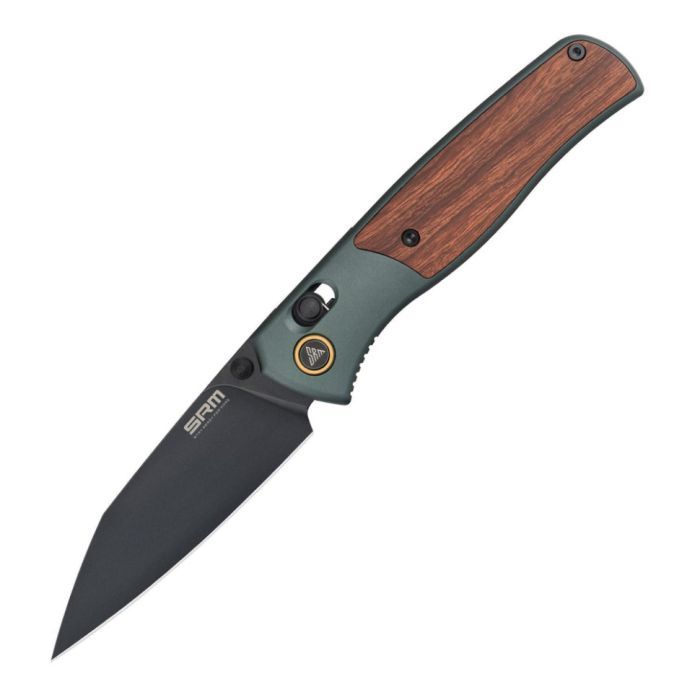 Нож SRM Medal 259L-AG, Brown Wood, Black Stonewash (259L-AG) изображение 6