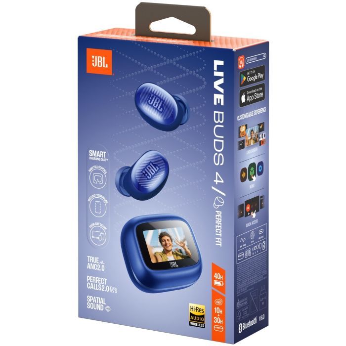 Навушники JBL Live Buds 4 Blue (JBLLIVEBUDS4BLU) зображення 10