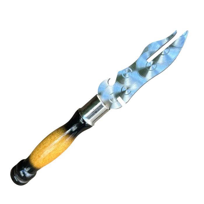 Виделка для зняття м'яса Metalzavod 280х3мм світла (VLK-3MM-LT)