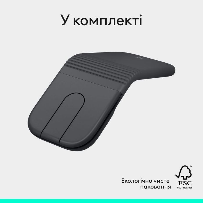 Мышка Logitech Mobi Fold Bluetooth Graphite (910-007604) изображение 12