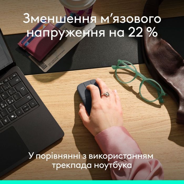 Мышка Logitech Mobi Fold Bluetooth Graphite (910-007604) изображение 4