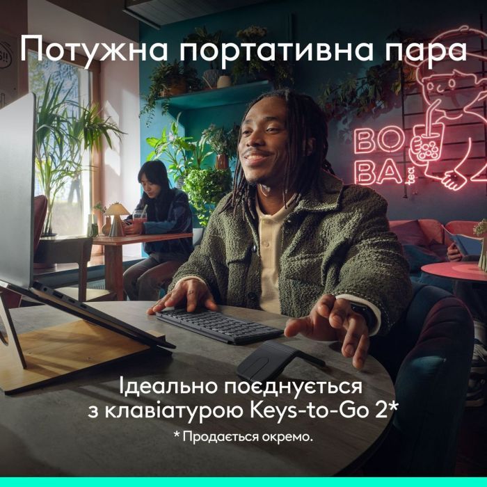 Мышка Logitech Mobi Fold Bluetooth Graphite (910-007604) изображение 9