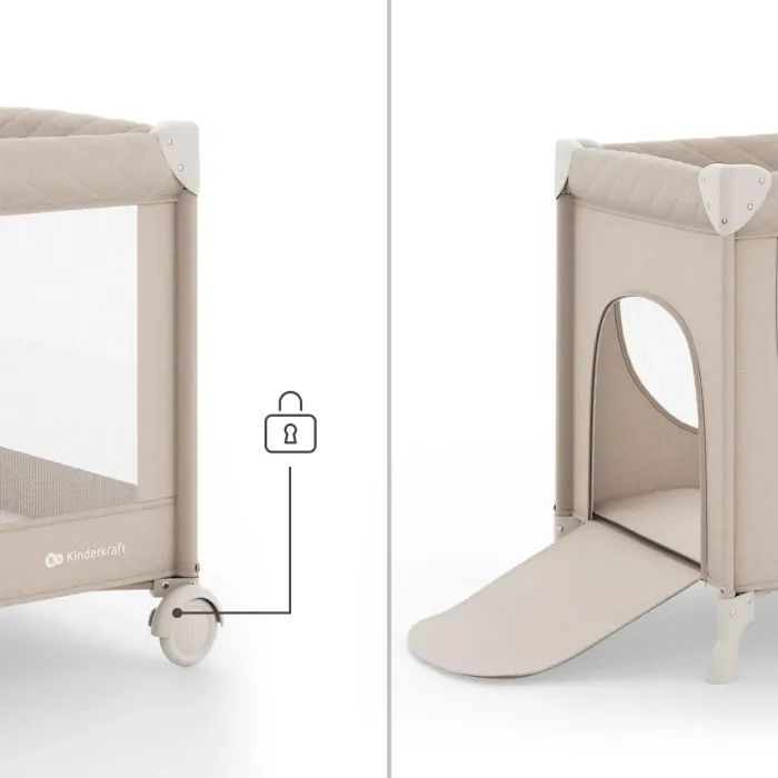 Детский манеж Kinderkraft Leody Up Grey (5902533930159) изображение 2