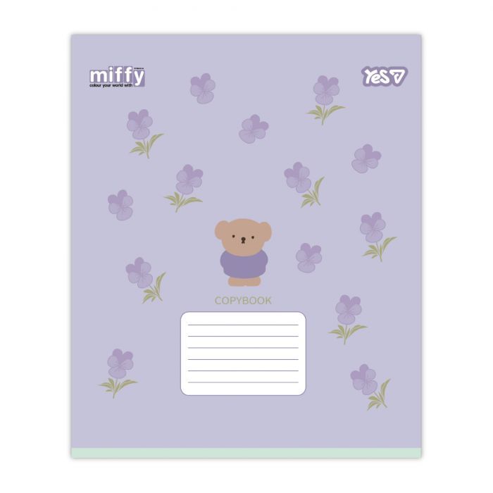 Зошит Yes Miffy Flowers А5 12 аркушів лінія (768709) зображення 2