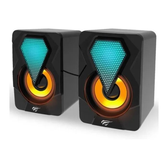 Акустическая система Havit HV-SK210 mini PRO RGB USB Black (6939119040260)