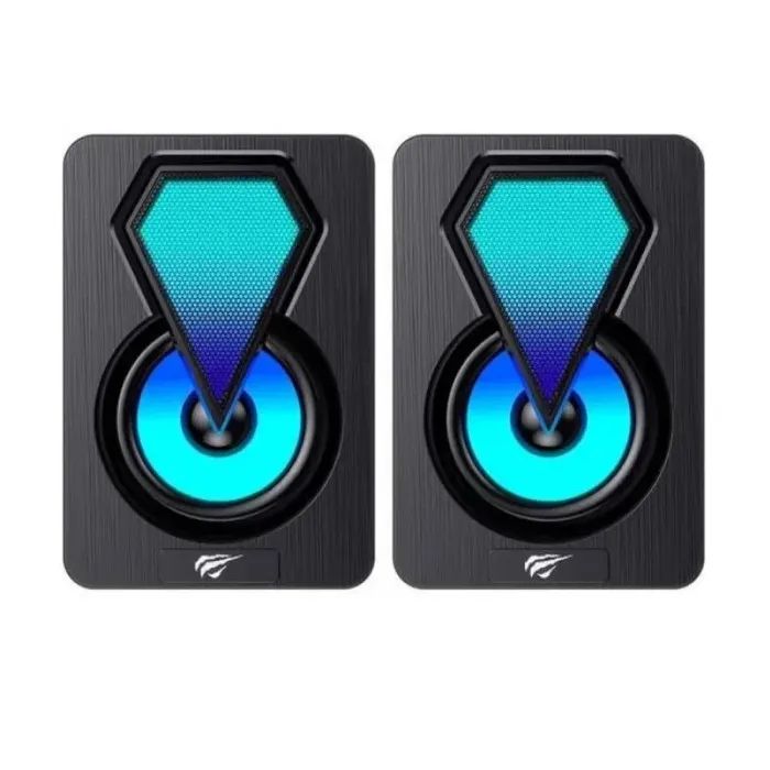 Акустическая система Havit HV-SK210 mini PRO RGB USB Black (6939119040260) изображение 2