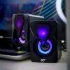 Акустическая система Havit HV-SK210 mini PRO RGB USB Black (6939119040260) изображение 5