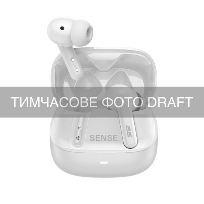 Наушники 2E Sense White (2E-EBTWS6WT)