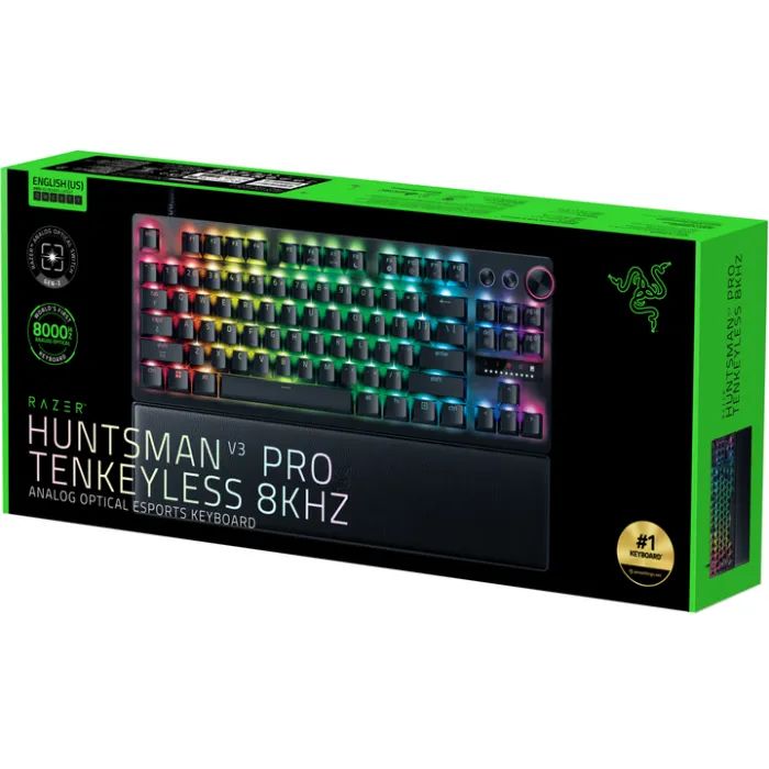 Клавиатура Razer Huntsman V3 Pro TKL Analog Optical Switch 8KHz USB UA Black (RZ03-05520100-R3M1) изображение 7