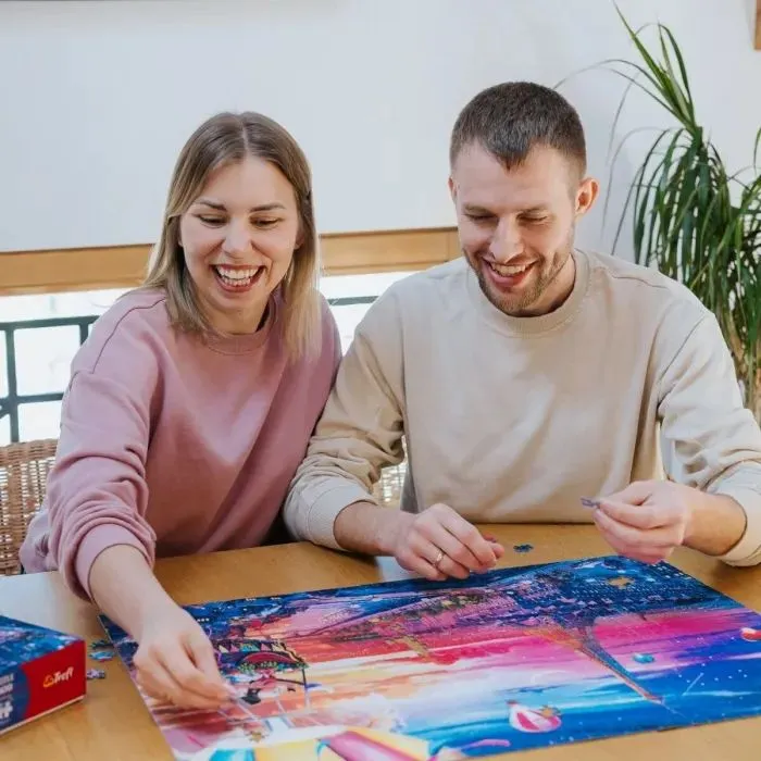 Пазл Trefl Premium Plus Disney Міккі та Мінні в Парижі 1000 елементів (5900511109177) зображення 5