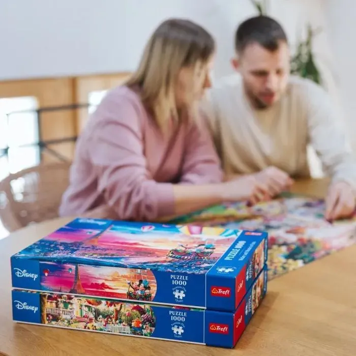 Пазл Trefl Premium Plus Disney Міккі та Мінні в Парижі 1000 елементів (5900511109177) зображення 7
