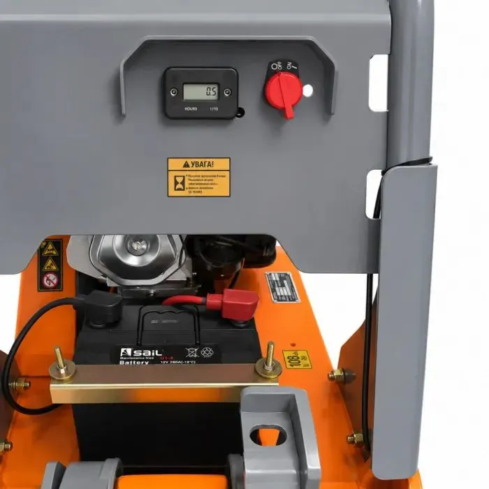 Виброплита GTM с гидравлическим реверсом, двигатель Loncin G390FD, 13hp, 405кг, плита 900×650мм (GPC400-LCRH) изображение 6