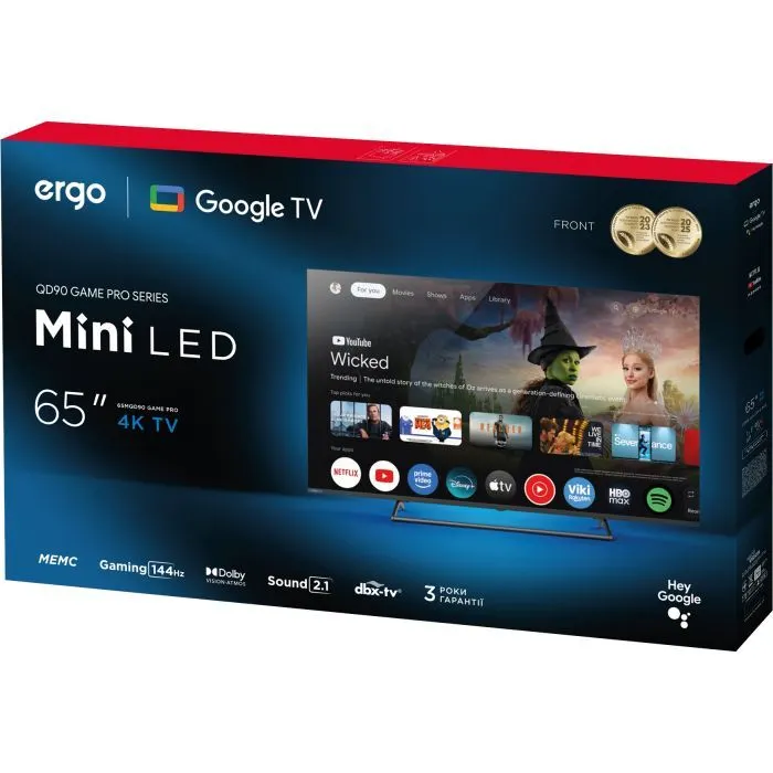 Телевизор Ergo 65MQD90 Game PRO изображение 10