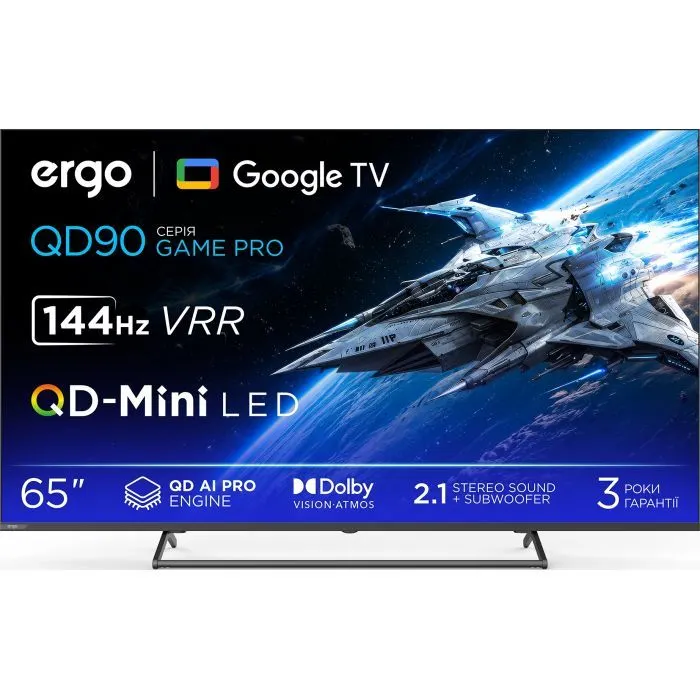 Телевизор Ergo 65MQD90 Game PRO