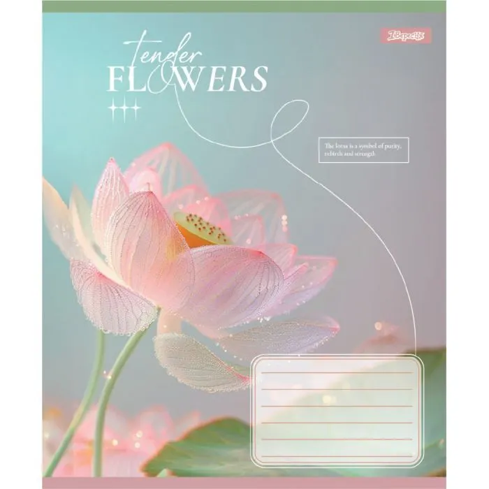 Зошит 1 вересня Tender Flowers А5 60 аркушів лінія (768083) зображення 2
