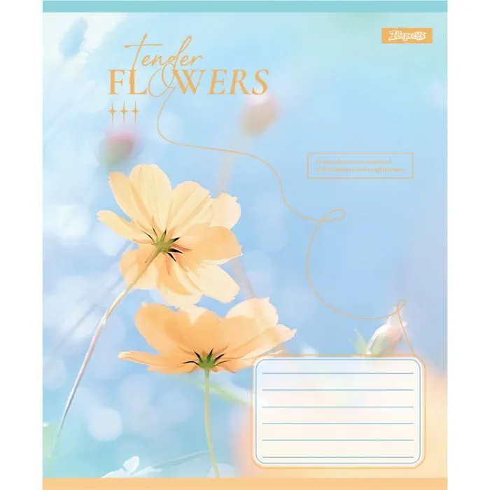 Зошит 1 вересня Tender Flowers А5 60 аркушів лінія (768083) зображення 4