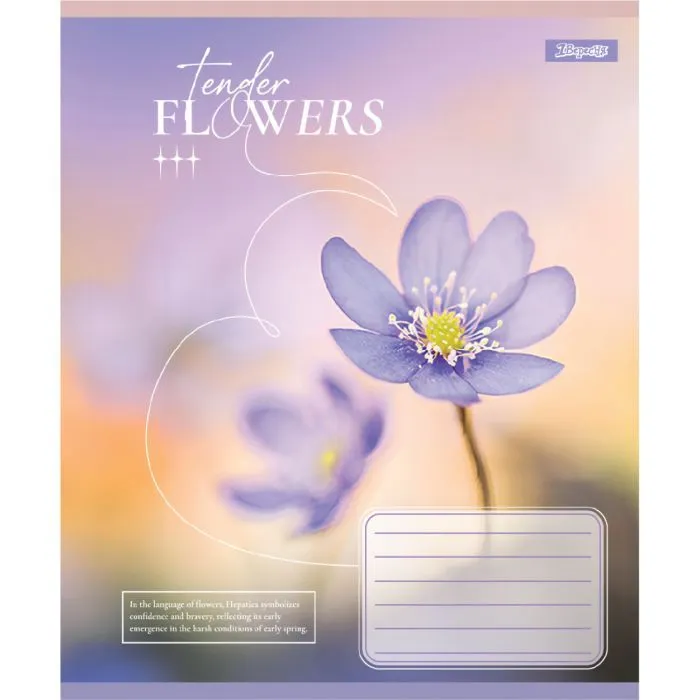 Зошит 1 вересня Tender Flowers А5 60 аркушів лінія (768083) зображення 6