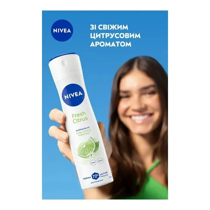 Антиперспірант Nivea Fresh Citrus Anti-Perspirant 150 мл (5900017075419) зображення 5