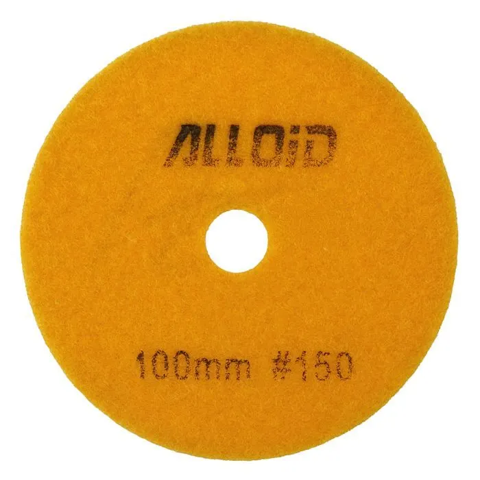 Круг зачистной Alloid Pro, алмазный, шлифовальный, на липучке, COMBS, 100мм, зерно 150 (DD-63379)