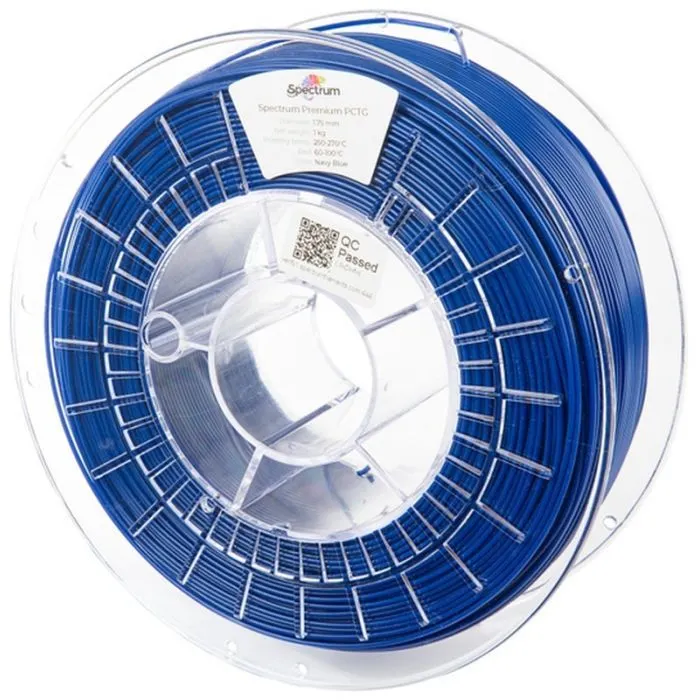Пластик для 3D-принтера Spectrum PCTG Premium 1.75mm 1kg Blue, Navy RAL 5002 (80666)