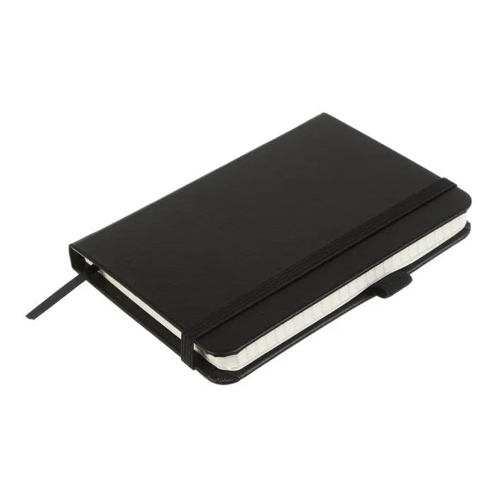 Книга записная Buromax ETALON 95 х 140 мм, 96 листов, клетка, черный (BM.296160-01) изображение 3