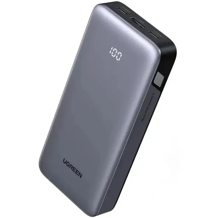 Батарея универсальная Ugreen 20000mAh, 30W, PD, QC, PB532, Gray (55989B) изображение 3