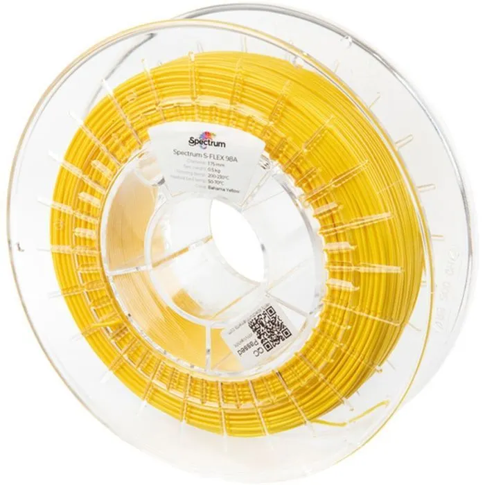 Пластик для 3D-принтера Spectrum S-Flex 98A 1.75mm 0.5kg YELLOW, BAHAMA (80519)