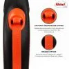 Поводок для собак Flexi New Neon лента S 5 м/15 кг оранжевый (4000498032008) изображение 3