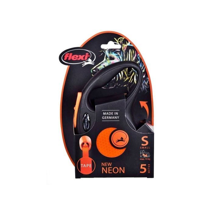 Поводок для собак Flexi New Neon лента S 5 м/15 кг зеленый (4000498032015) изображение 5