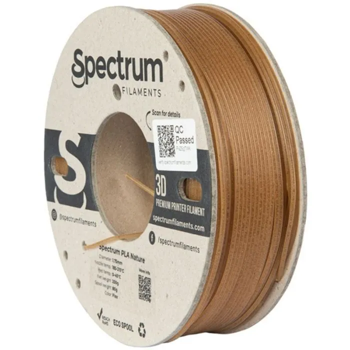 Пластик для 3D-принтера Spectrum PLA Nature 1.75mm 0.25kg Natural, FLAX (80989)