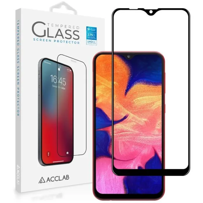 Скло захисне ACCLAB Full Glue Samsung A10 Black (1283126508509) зображення 2