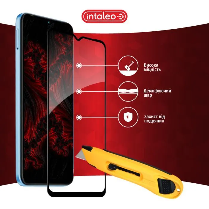 Скло захисне Intaleo Full Glue ZTE Blade A71 Black (1283126515620) зображення 5