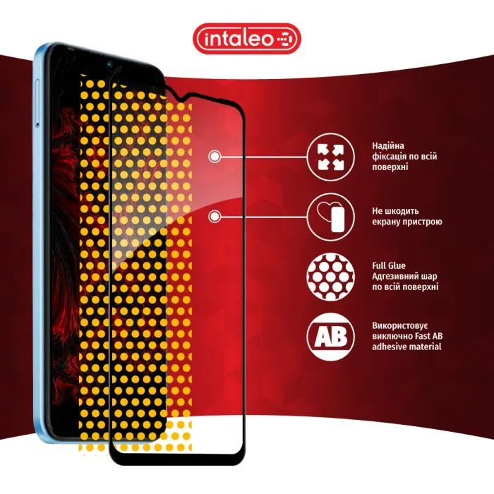 Скло захисне Intaleo Full Glue ZTE Blade A71 Black (1283126515620) зображення 7