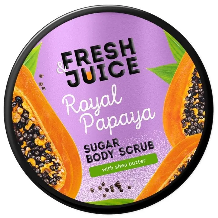 Скраб для тіла Fresh Juice Royal Papaya Sugar Body Scrub 200 мл (4823015946165)