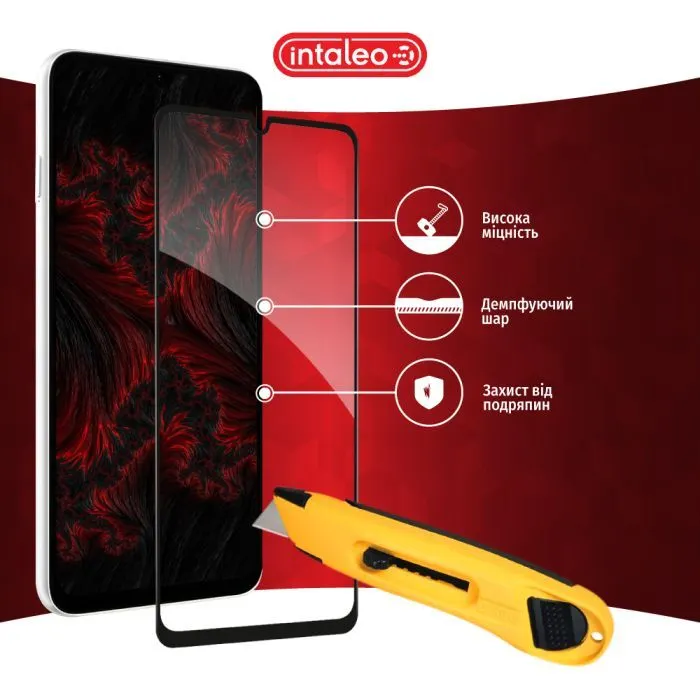 Скло захисне Intaleo Full Glue ESD Samsung A07 Black (1283126623790) зображення 5