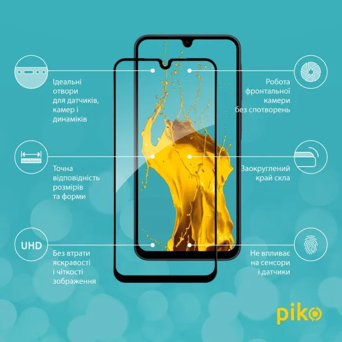 Скло захисне Piko Full Glue ESD Samsung A17 Black (1283126624377) зображення 3