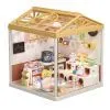 Конструктор Mini House румбокс серии Интерьер – Котокафе (свет) (8007) изображение 3