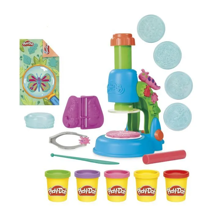 Набір для творчості Hasbro Play-Doh Мікроскоп (G0494) зображення 3