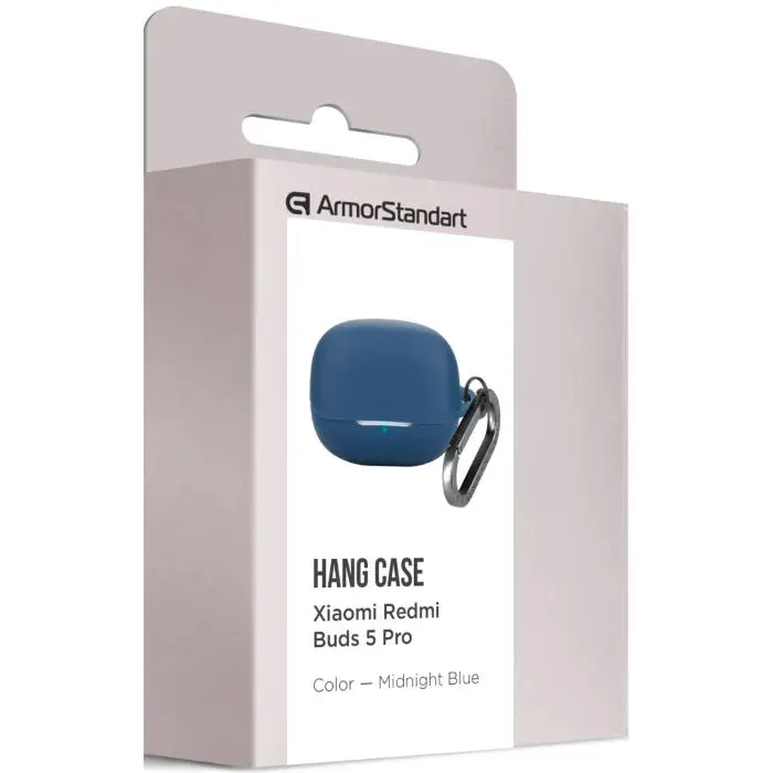 Чехол для наушников Armorstandart Hang Case For Xiaomi Buds 5 Pro Blue (ARM84516) изображение 3