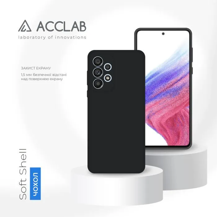 Чохол до мобільного телефона ACCLAB SoftShell Samsung Galaxy A53 5G Black (1283126552960) зображення 4