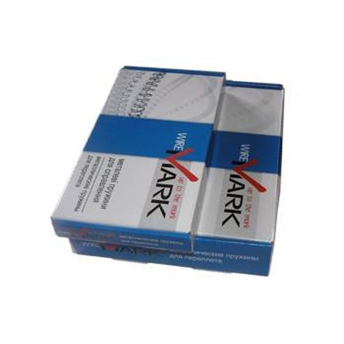 Пружина для переплета wireMARK мет. 12,7мм (100 шт.) белая (47251)
