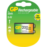 Аккумулятор Крона GP 200mAh * 1 Gp (GP20R8H-2UE1 / 4891199071645)