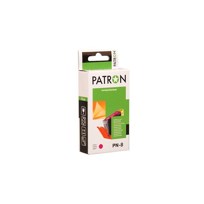 Картридж Patron CANON CLI-8M MAGENTA (№ PN-8M NEW) (CI-CAN-CLI-8-M1-PN)