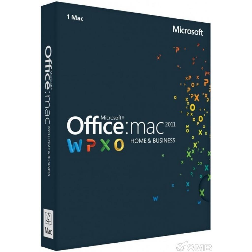Офісний додаток Microsoft Office Mac 2011 Home Business DVD (W6F-00211)