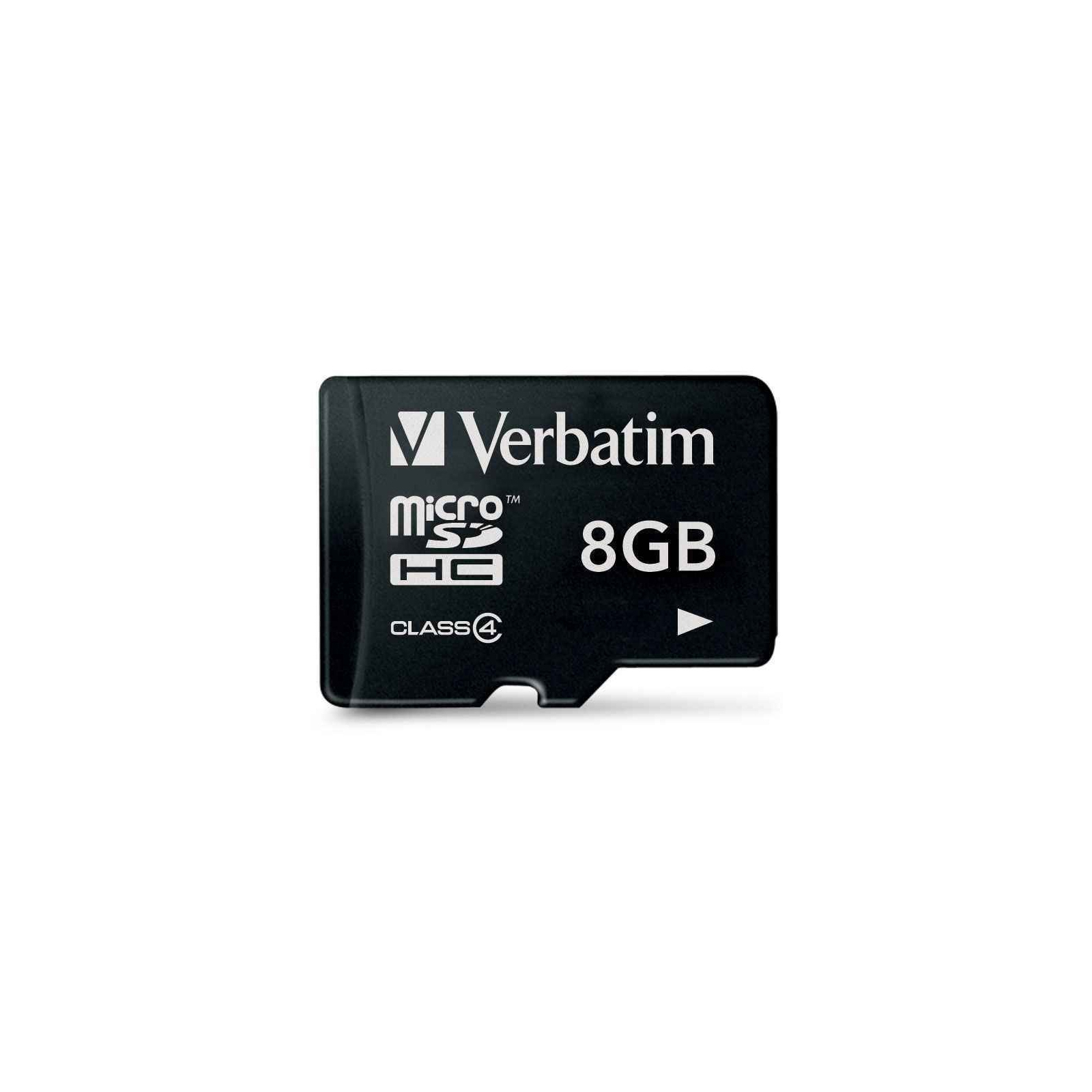Карта памяти Verbatim 8GB microSDHC class 4 (44004)