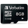 Карта пам'яті Verbatim 8GB microSDHC class 4 (44004)